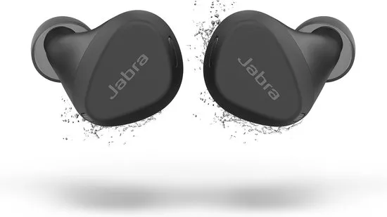 Jabra Elite 3 Active True Wireless spatwaterdichte Sport Oordopjes met Active Noise Cancellation – zwart