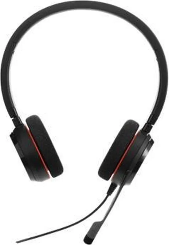 Jabra Evolve 20 MS Stereo Stereofonisch Hoofdband Zwart hoofdtelefoon