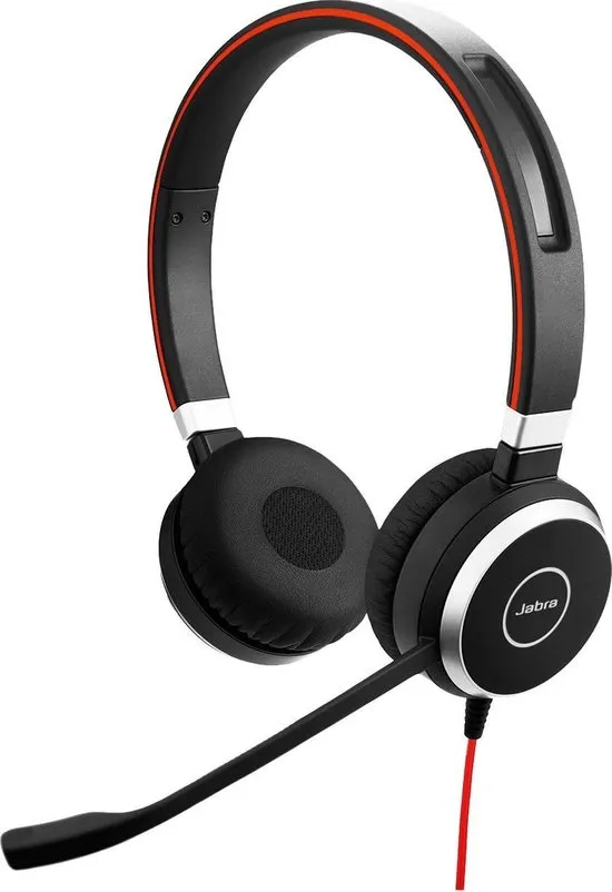 Jabra Evolve 40 MS Stereo USB-C Headset Bedraad Hoofdband Kantoor/callcenter USB Type-C Zwart