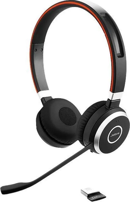 Jabra EVOLVE 65 MS Stereo Headset Hoofdband Zwart