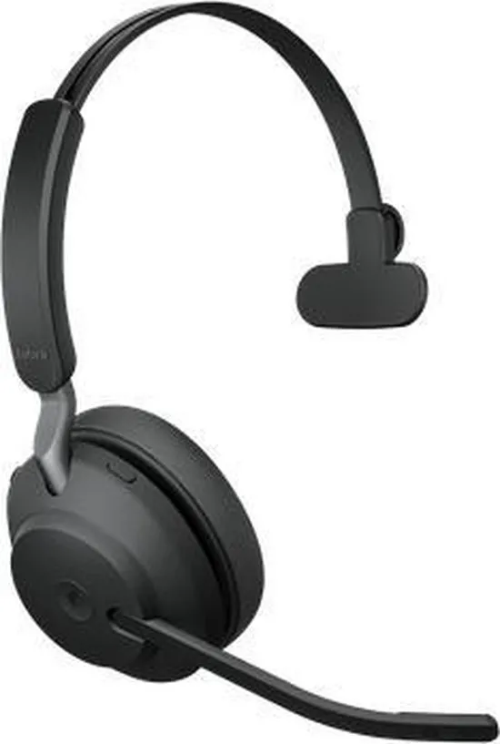 Jabra Evolve2 65 MS Mono - Bluetooth Headset - op oor - omkeerbaar - draadloos - USB-A - ruisisolatie