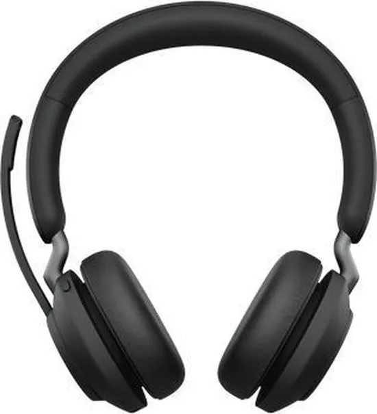 Jabra Evolve2 65 MS Stereo - Bluetooth Headset - on-ear - wireless - USB-C - noise isolating - black