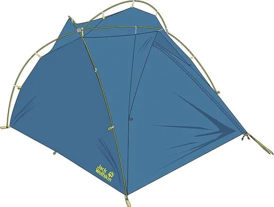 Jack Wolfskin Exolight Iii Tent - Blauw - 3 Persoons