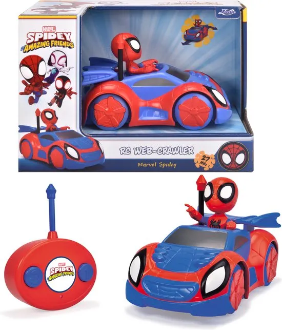 Jada Toys RC Spiderman Spidey Web Crawler - Bestuurbare auto