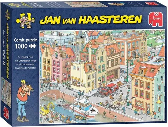 Jan van Haasteren Het Ontbrekende Stukje puzzel - 1000 stukjes