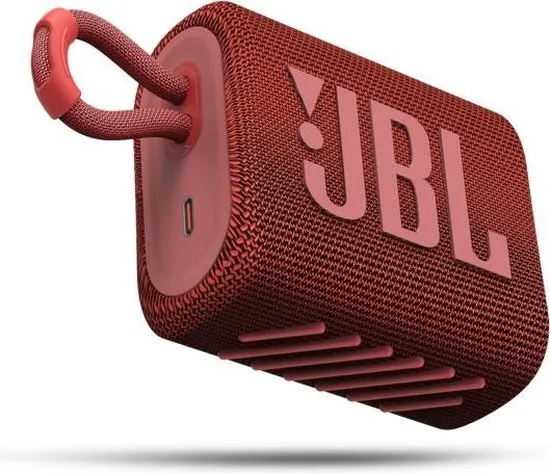 JBL Go 3 Rood - Draadloze Bluetooth Mini Speaker