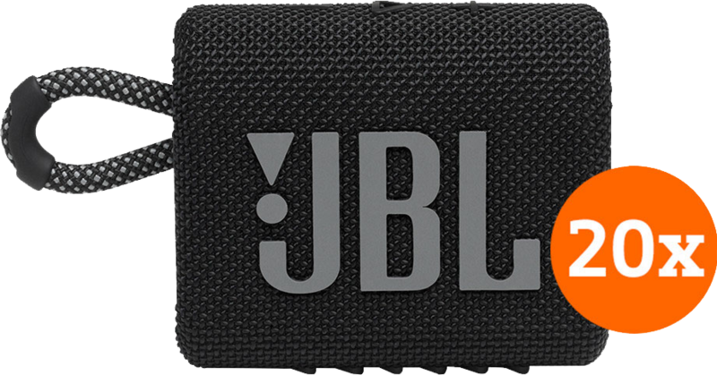 JBL Go 3 zwart 20-pack