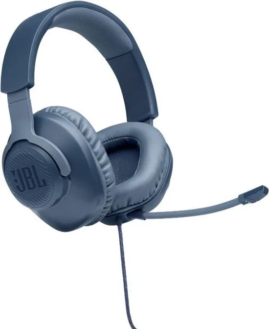 JBL Quantum 100 Blauw Gaming Headphones - Over Ear