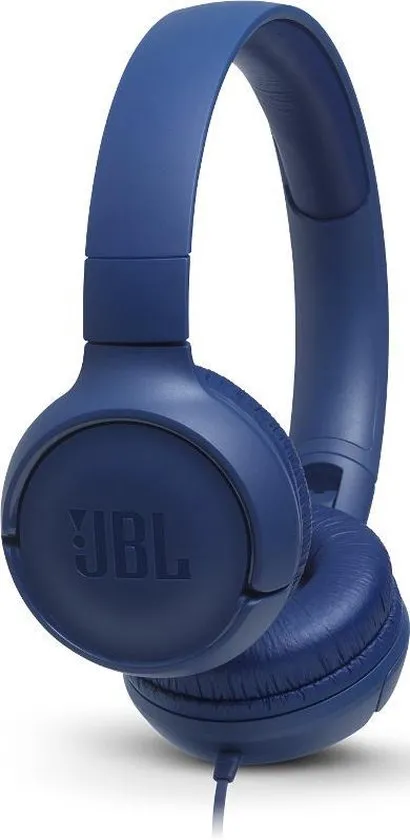 JBL T500 Blauw - On-ear koptelefoon