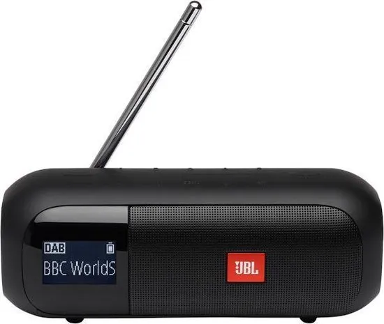 JBL Tuner 2 - Draagbare DAB+ radio met Bluetooth - Zwart