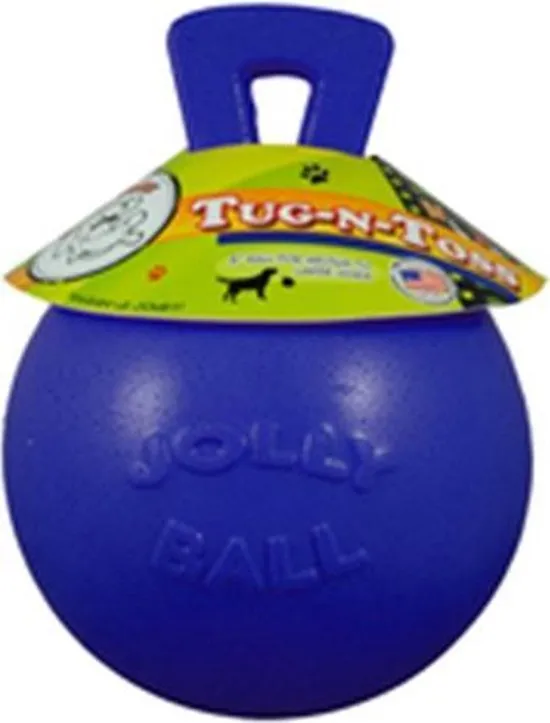 Jolly Ball Tug-n-Toss - Medium (6 inch) 15 cm blauw