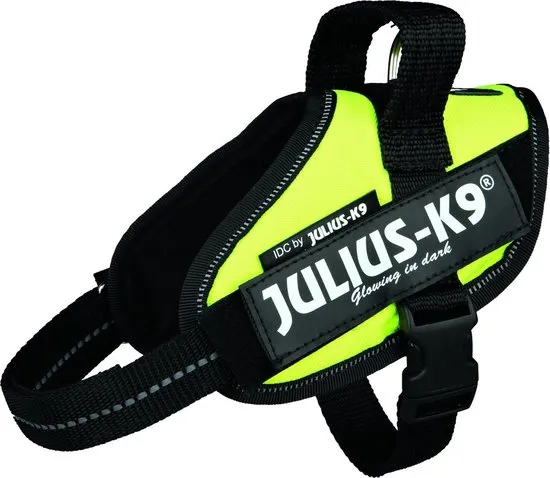 Julius K9 IDC Powertuig/Harnas - Neon Groen - XS - Mini/40-53cm