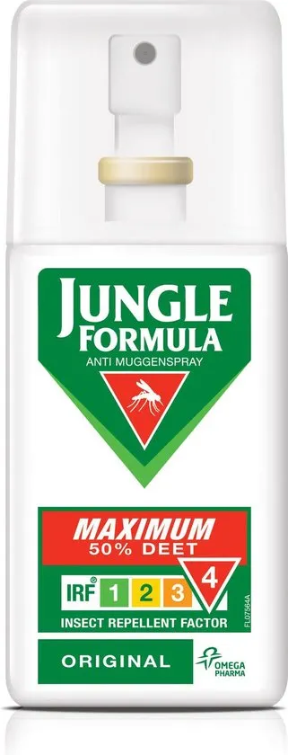 Jungle Formula Maxim Original  muggenbescherming - 50% DEET - 75 ml - Muggenbescherming