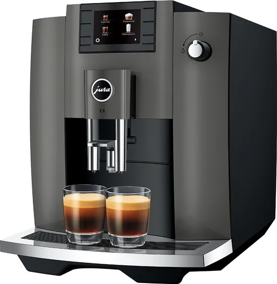 JURA E6 - Dark Inox (EC) - Model 2022 - volautomatische espressomachine