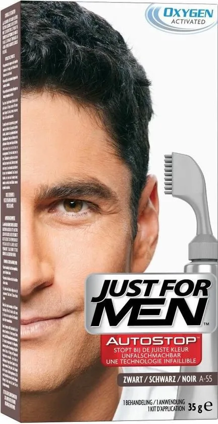 Just For Men Autostop Zwart - Haarkleuring - 35gram