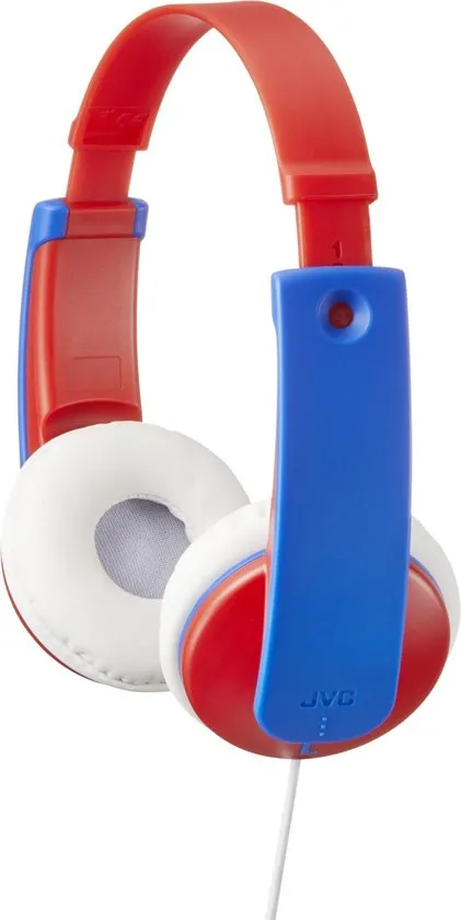 JVC HA-KD7RE - On-ear kids koptelefoon - Rood