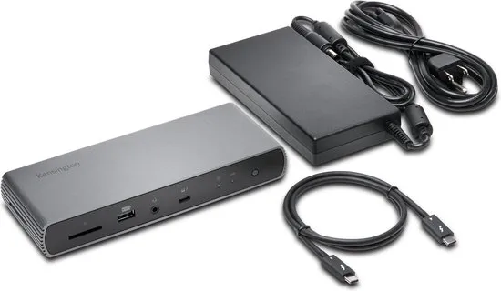 Kensington SD5700T Thunderbolt™ 4 Dual 4K Docking Station met 90W Power Delivery - Win/Mac - Grijs