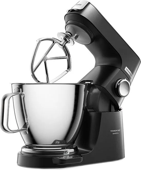 Kenwood Titanium Chef Baker KVC85.004BK - Keukenmachine - Zwart