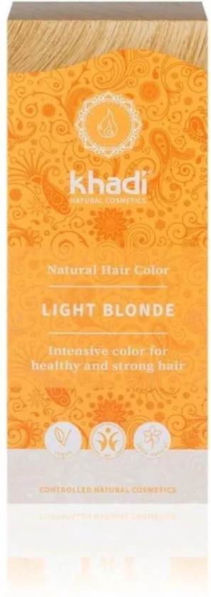 Khadi Haarverf Lichtblond - Haarkleuring - Henna
