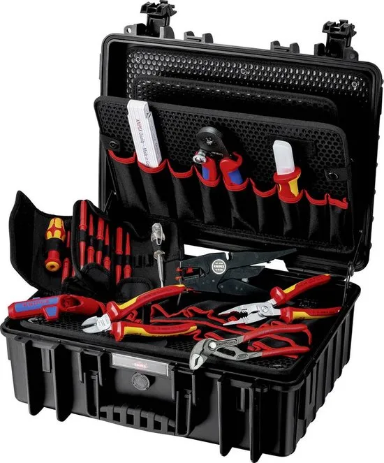 Knipex 00 21 35 Gereedschapskoffer (met inhoud) 25-delig (l x b x h) 437 x 307 x 172 mm
