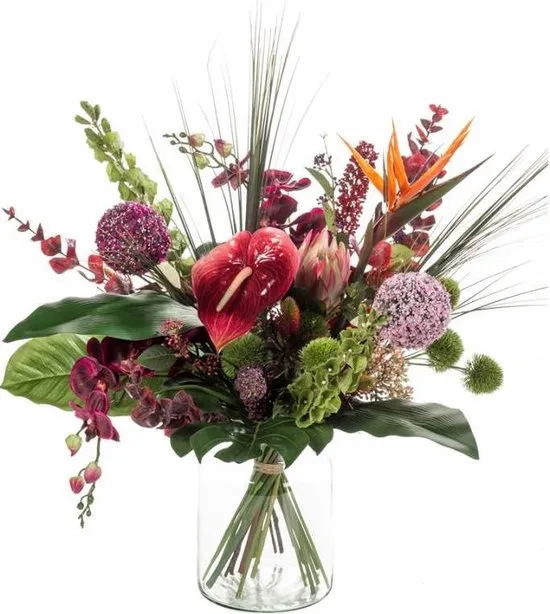 Kunstboeket - Kunstbloem Exotic Mix
