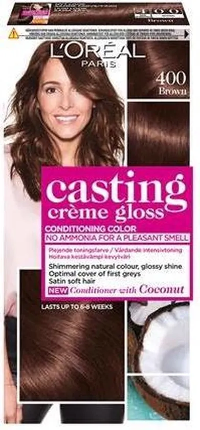 L'Oréal Paris Casting Crème Gloss 400 -Middenbruin - Haarverf