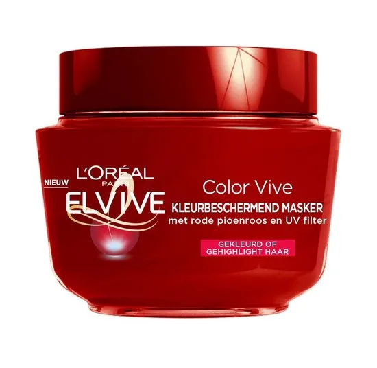 L'Oréal Paris Elvive Color Vive Beschermend Haarmasker - 300 ml