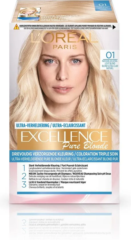 L’Oréal Paris Excellence Crème 01 - Ultra Licht Natuurlijk Blond - Haarverf