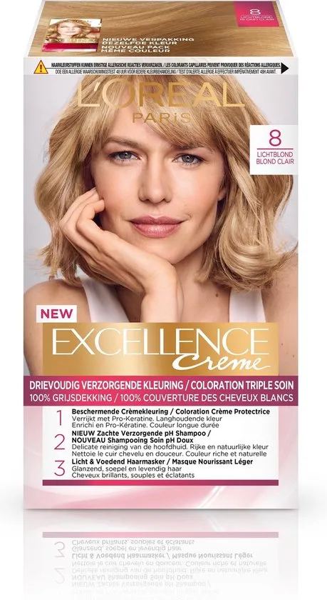 L’Oréal Paris Excellence Crème 8 - Lichtblond - Haarverf