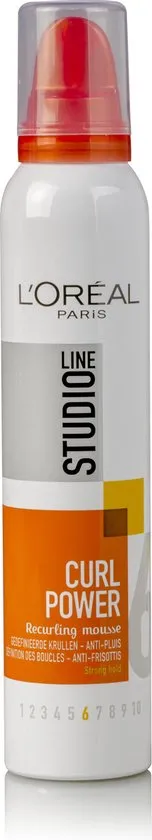 L’Oréal Paris Studio Line Essentials Curl Power Recurling Mousse - 200 ml - Mousse