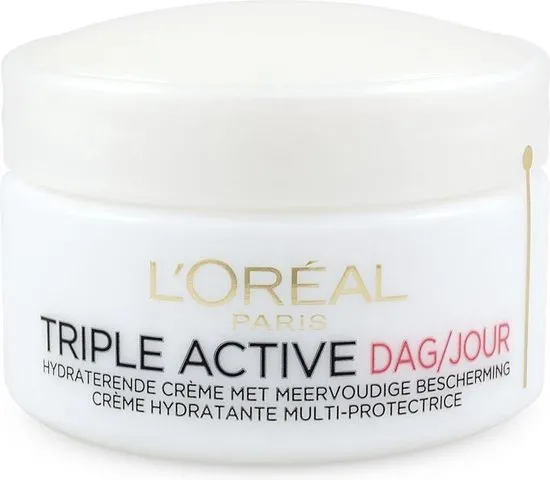 L’Oréal Paris Triple Active Dagcrème - 50 ml - Droge en Gevoeligde Huid