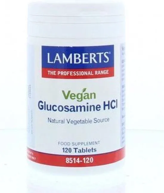 Lamberts Glucosamine HCl Vegan - 120 vegitabletten - Glucosamine - Voedingssupplement