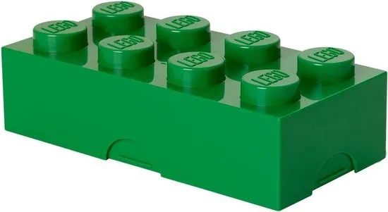 Lego Classic Lunchbox - Brick 8 - Donker groen