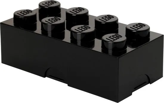 Lego Classic Lunchbox - Brick 8 - Zwart