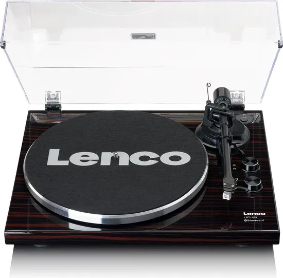 Lenco LBT-189WA - Platenspeler met Bluetooth® - Stereo - Donker Bruin