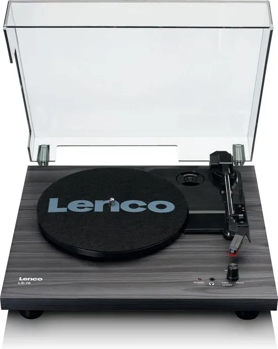 Lenco LS-10 - platenspeler met ingebouwde speakers - Zwart
