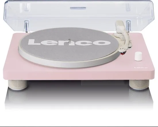 Lenco LS-50PK - Platenspeler met ingebouwde Speakers - USB Encoding - Extra Naald - Roze