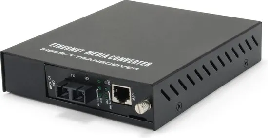 LevelOne FVM-1101 netwerk media converter 100 Mbit/s 1310 nm Zwart