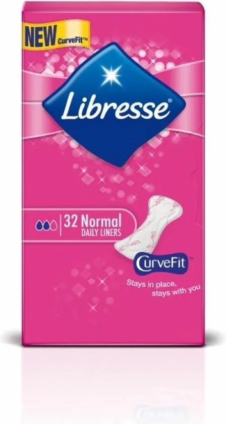 Libresse Normal - 32 stuks - Inlegkruisjes