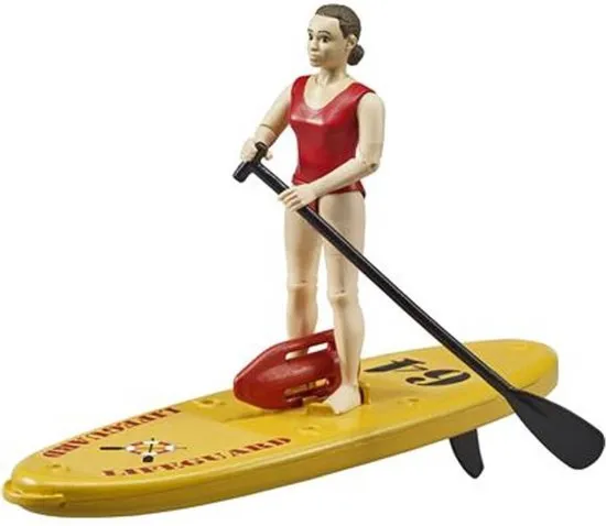 Life guard met supboard van Bruder