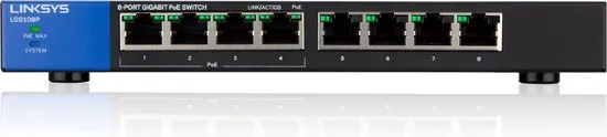 Linksys LGS108P - Netwerk Switch