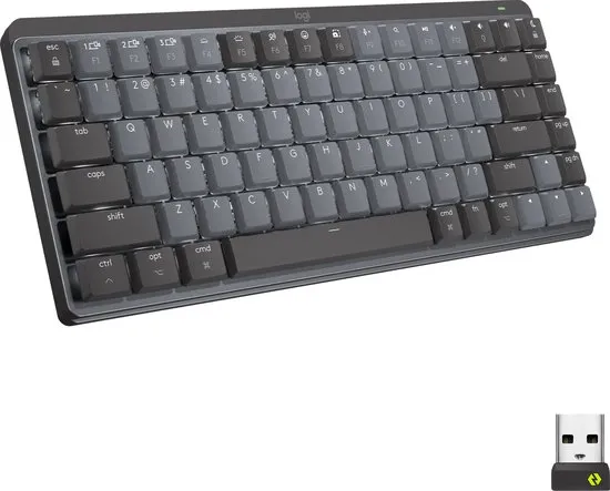 Logitech MX Mechanical Mini - Toetsenbord - QWERTY ISO - Grijs