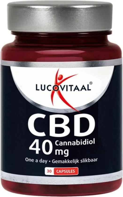 Lucovitaal CBD Cannabidiol 40mg capsules