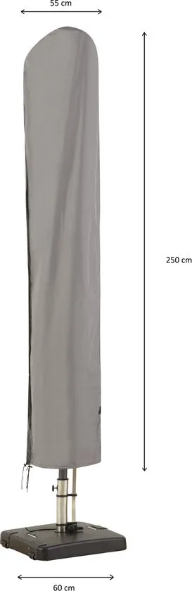 Madison Parasol covers grey - 250x 60cm