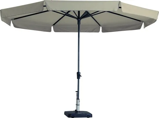 Madison parasol Syros round Ø350cm Ecru