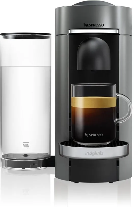 Magimix Nespresso - Vertuo Plus DeLuxe - Koffiecupmachine - Titan