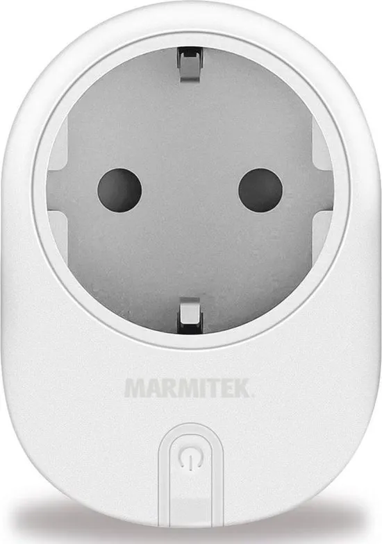 Marmitek Power SE - slimme wifi stekker - geen hub benodigd - manueel en automatisch schakelen - stekker type F (NL) - Smart me