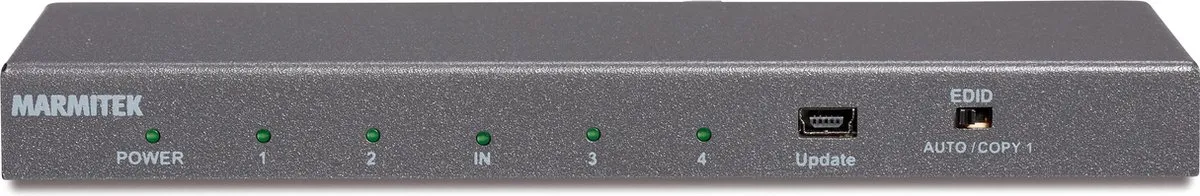 Marmitek Split 614 UHD 2.0 HDMI splitter - 3D - 4K60 (4:4:4) - HDCP 2.2 - metalen behuizing