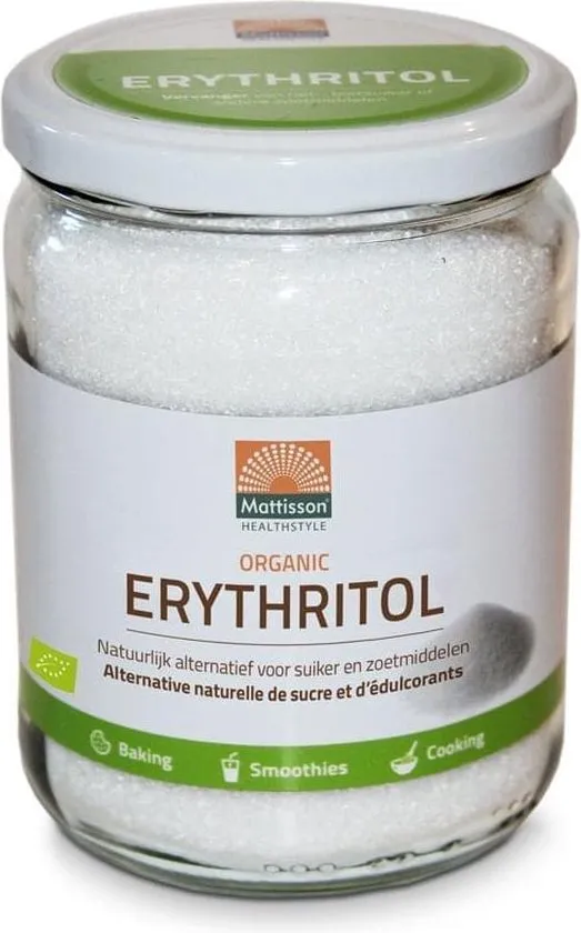 Mattisson / Biologische Erythritol – Natuurlijk Gefermenteerde Zoetstof - 400 gram (MT4117)