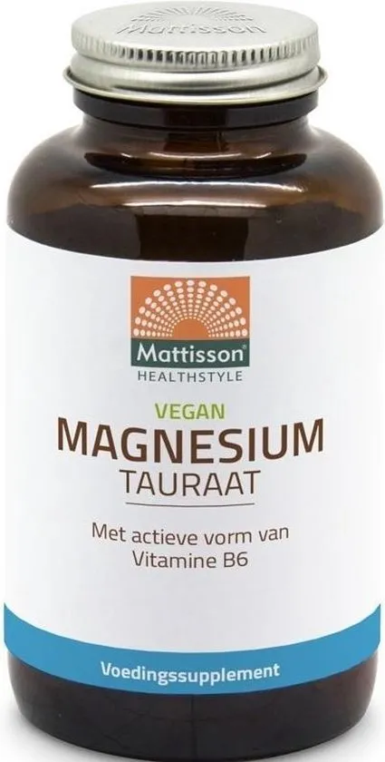Mattisson Magnesium Tauraat Vegan 120 Vcaps